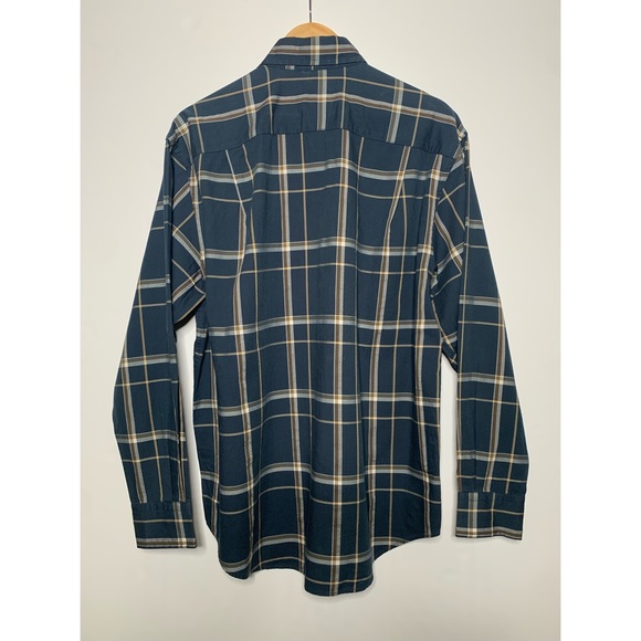 NWT BLUE PLAID NAUTICA BUTTON DOWN - MEDIUM - Picture 5 of 6